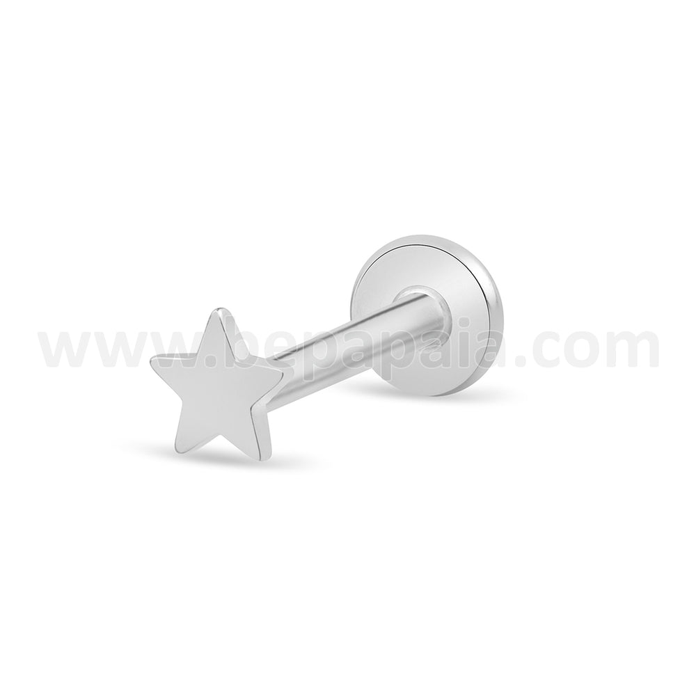 Piercing d'oreille en titane mini designs