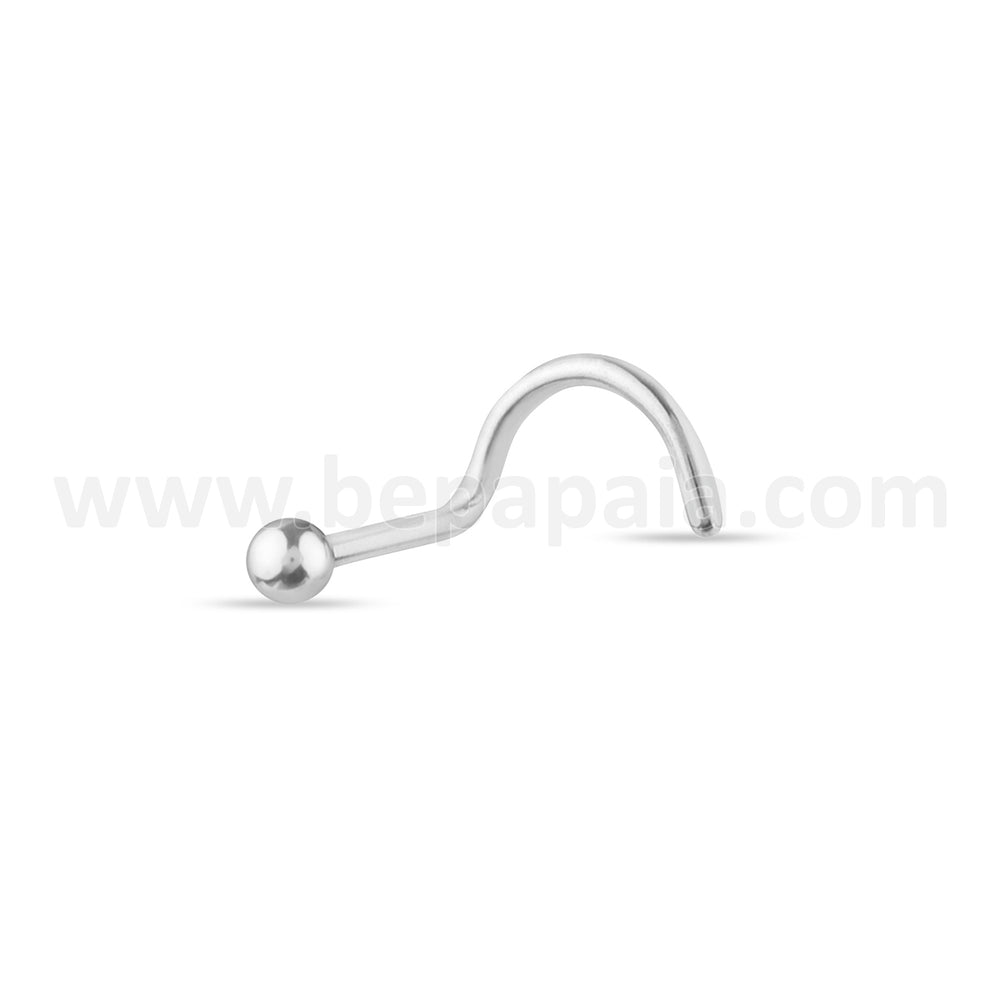 Surgical steel mini nose piercing