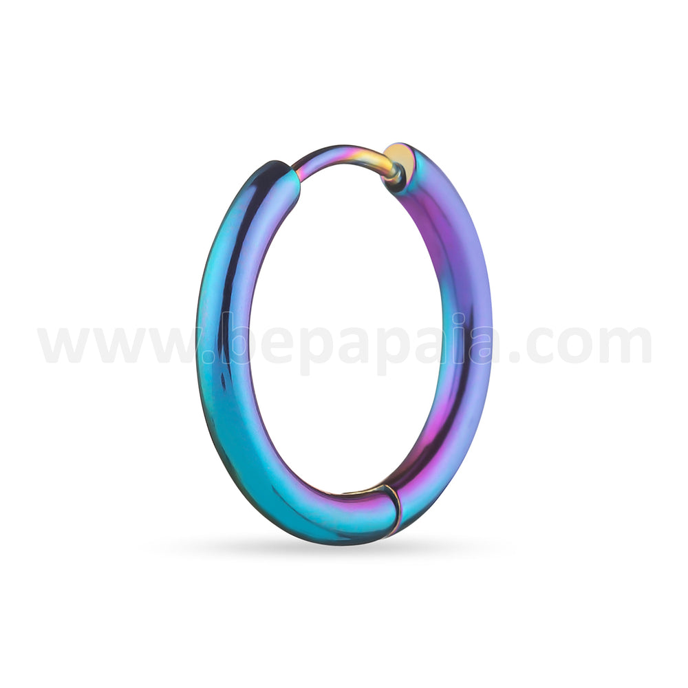 Anneau en acier multicolore 2.5 et 3mm