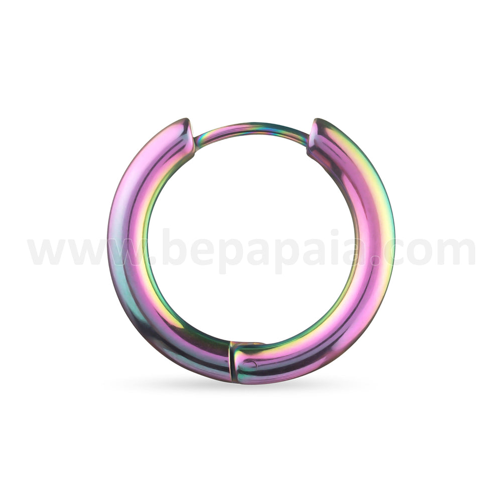 Anneau en acier multicolore 2.5 et 3mm