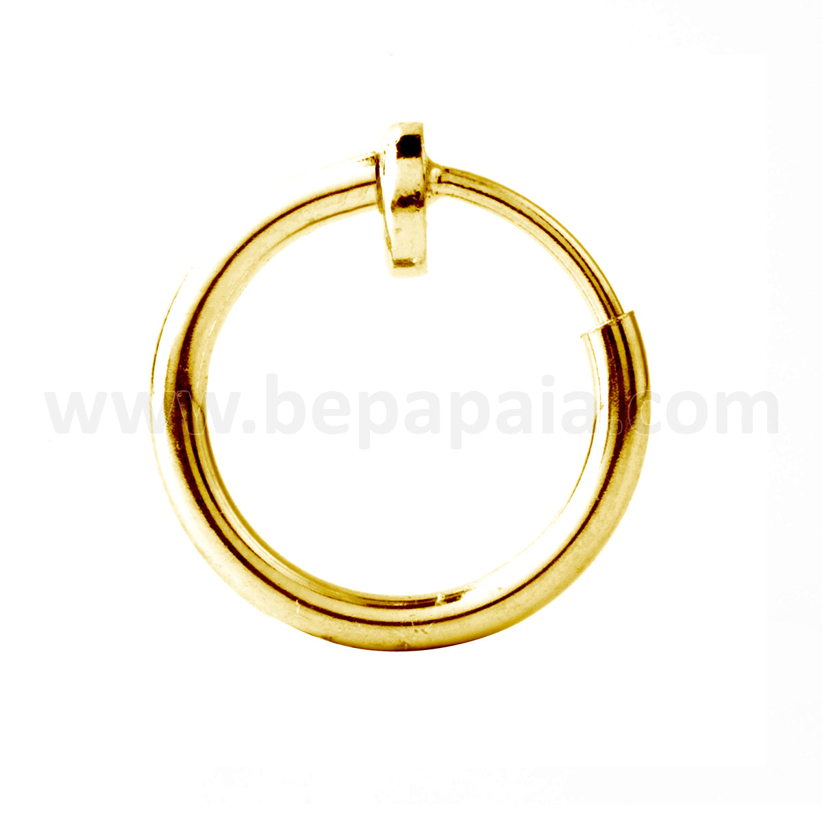 Stainless steel fake hoop nose & clip ring