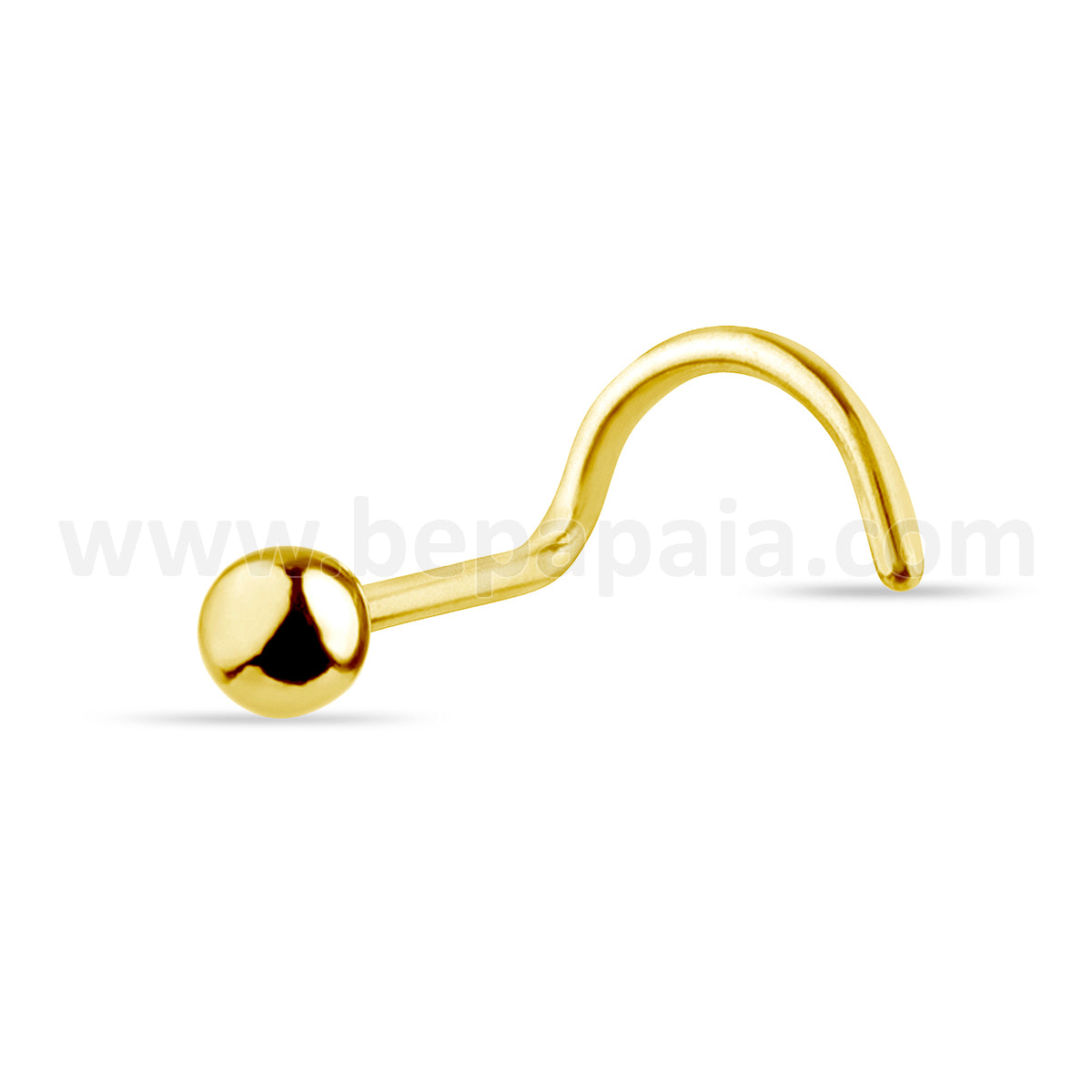 Surgical steel nostril with ball