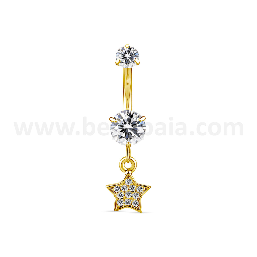 Chic Charms Golden Belly Ring 