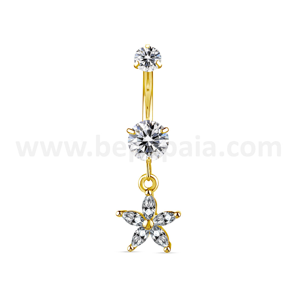 Chic Charms Golden Belly Ring 