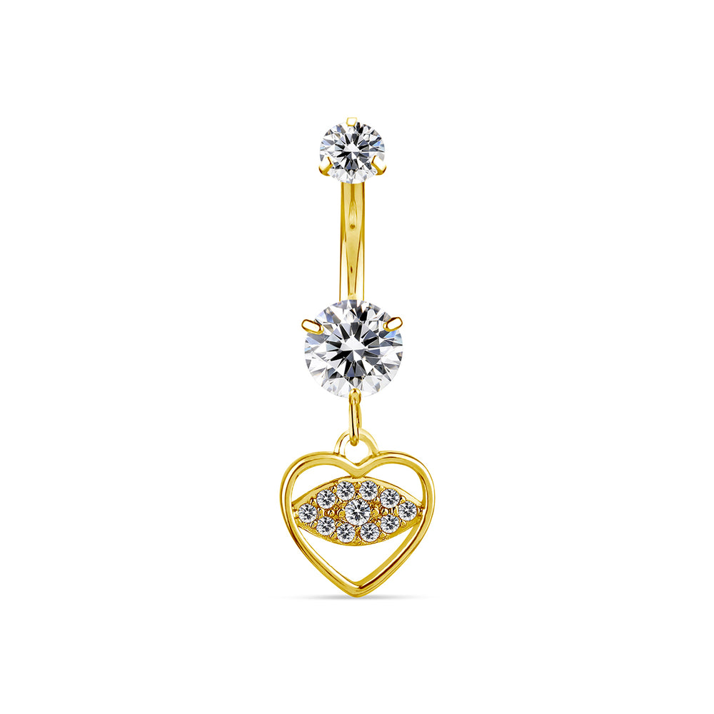 Chic Charms Golden Belly Ring 