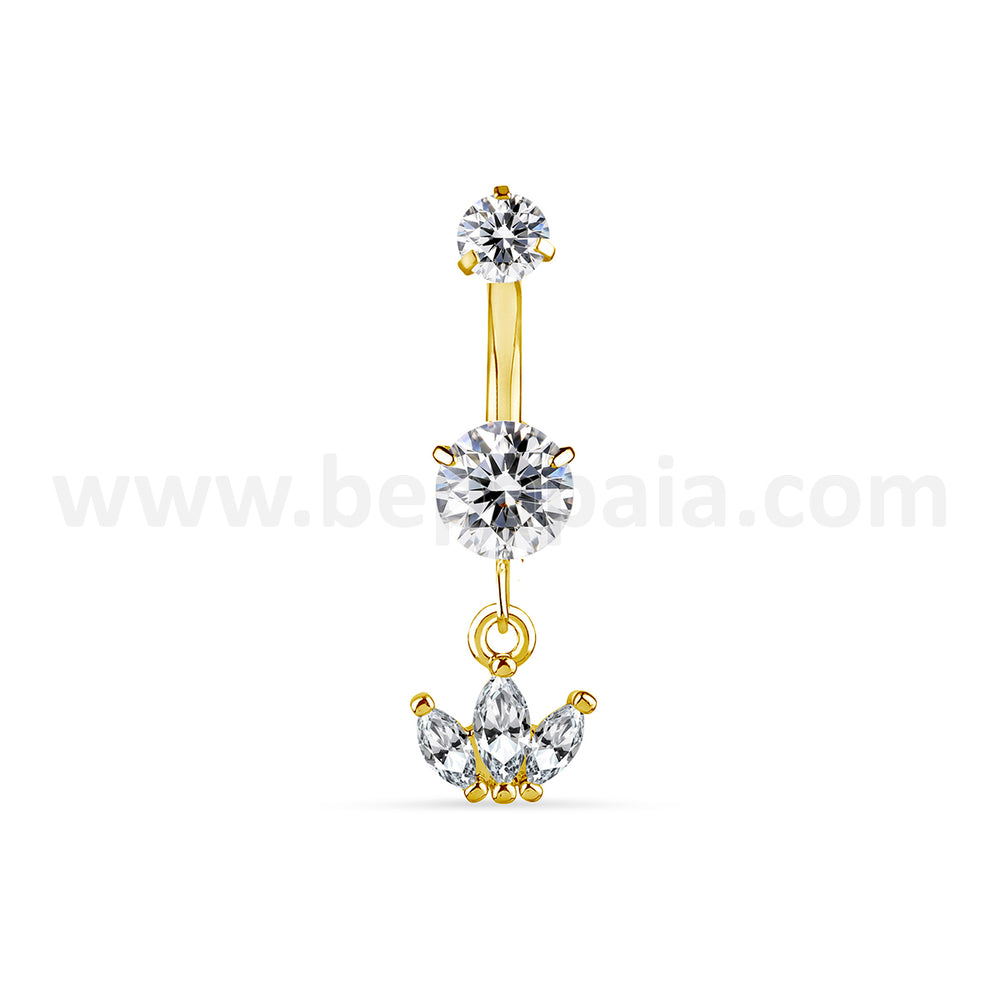 Chic Charms Golden Belly Ring 