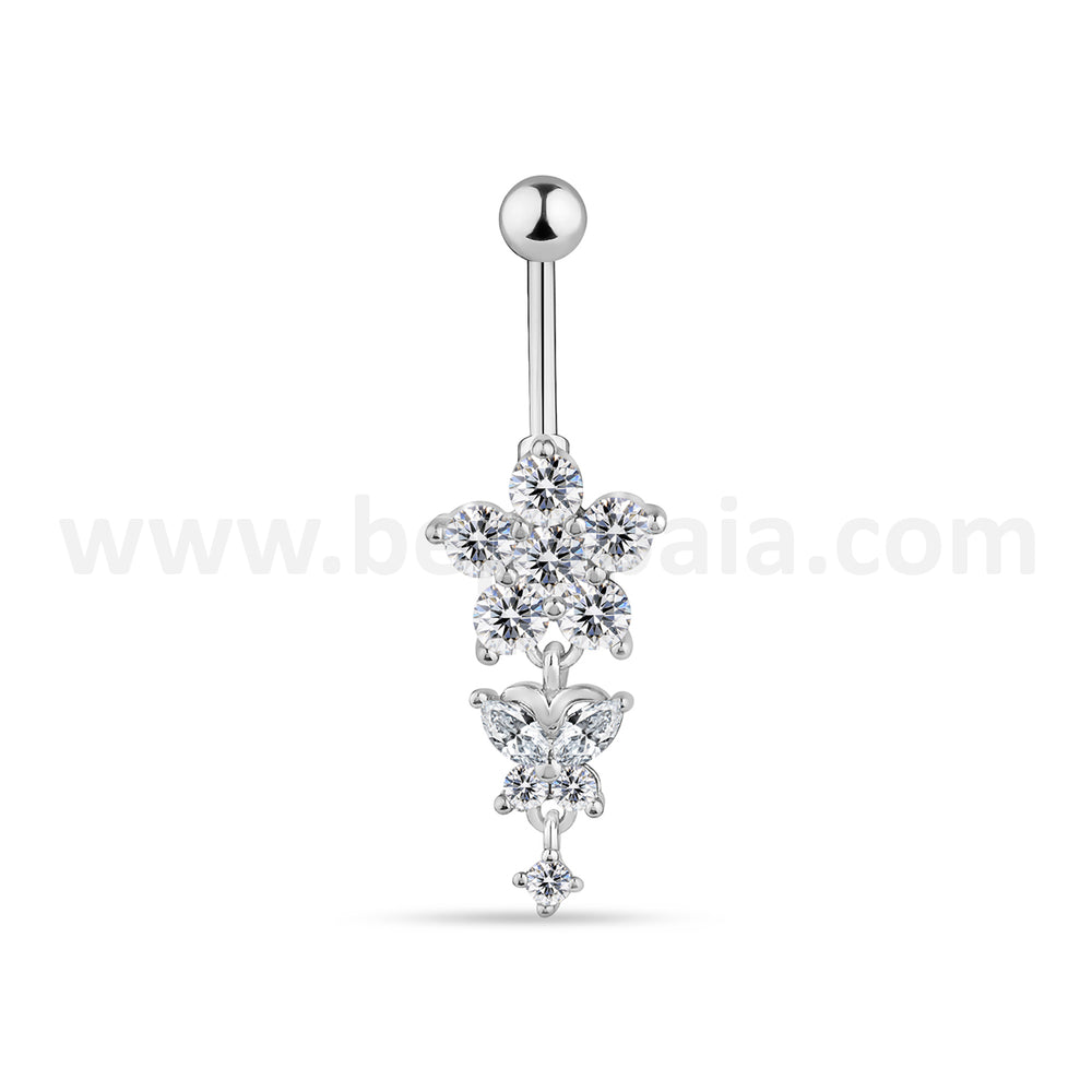 Piercing de nombril avec pendentifs chics II