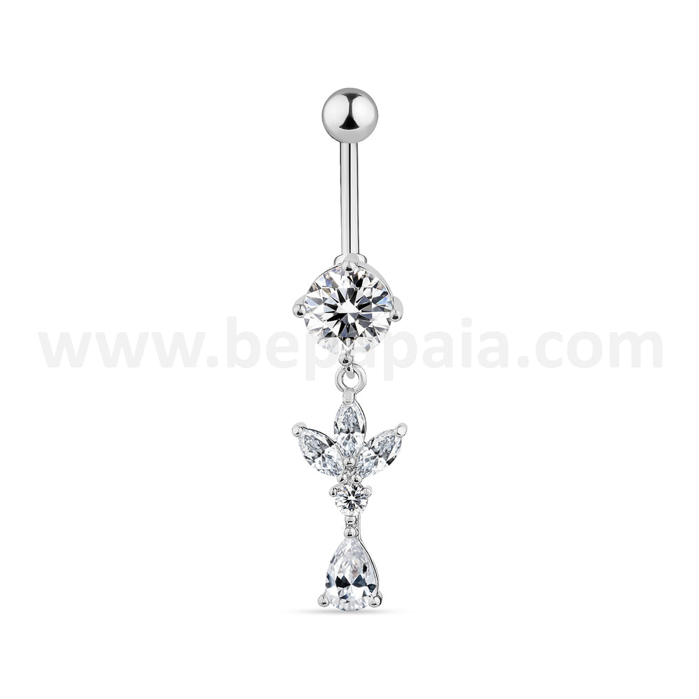 Piercing de nombril avec pendentifs chics II