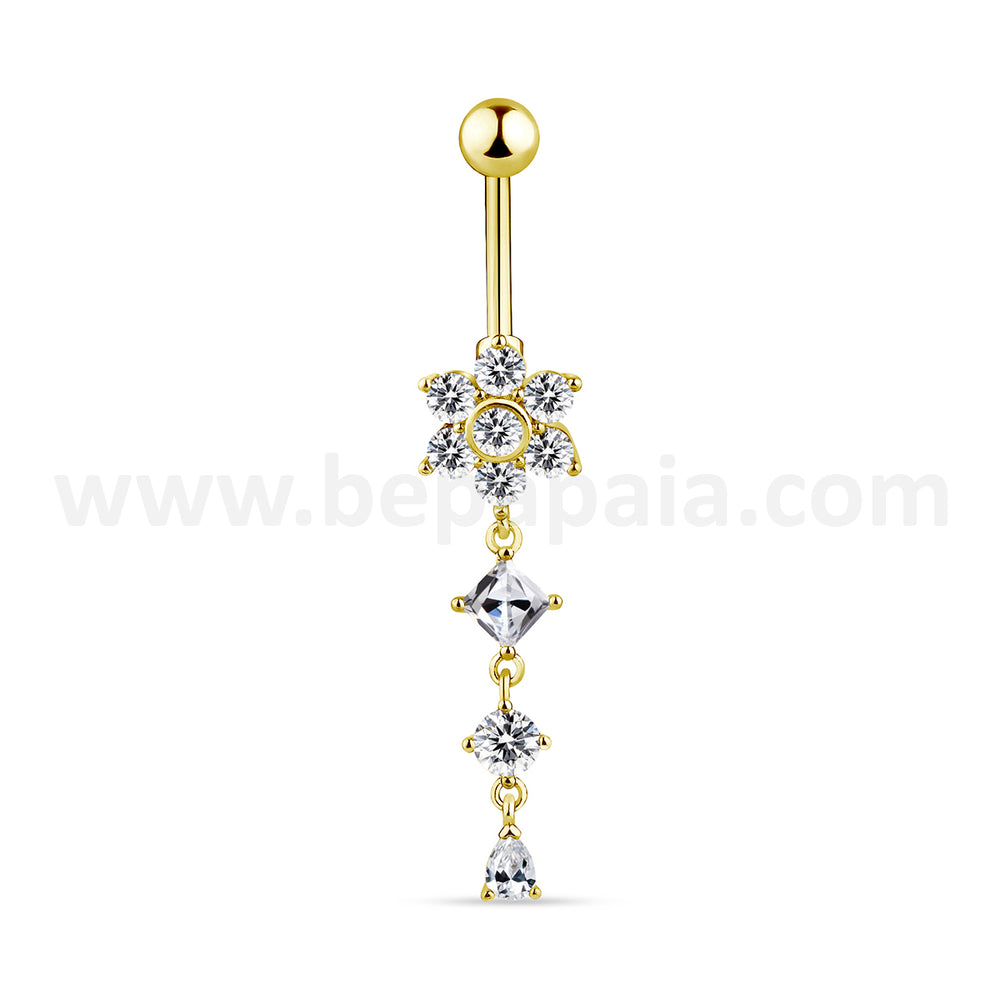 Golden Chic Charms Belly Ring II