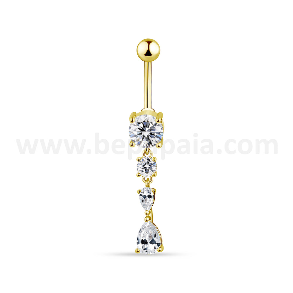 Golden Chic Charms Belly Ring II