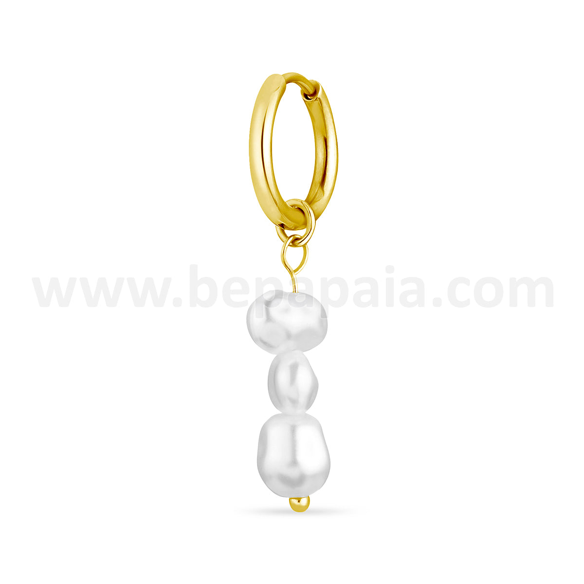 Cerchio dorato con perle di design assortiti
