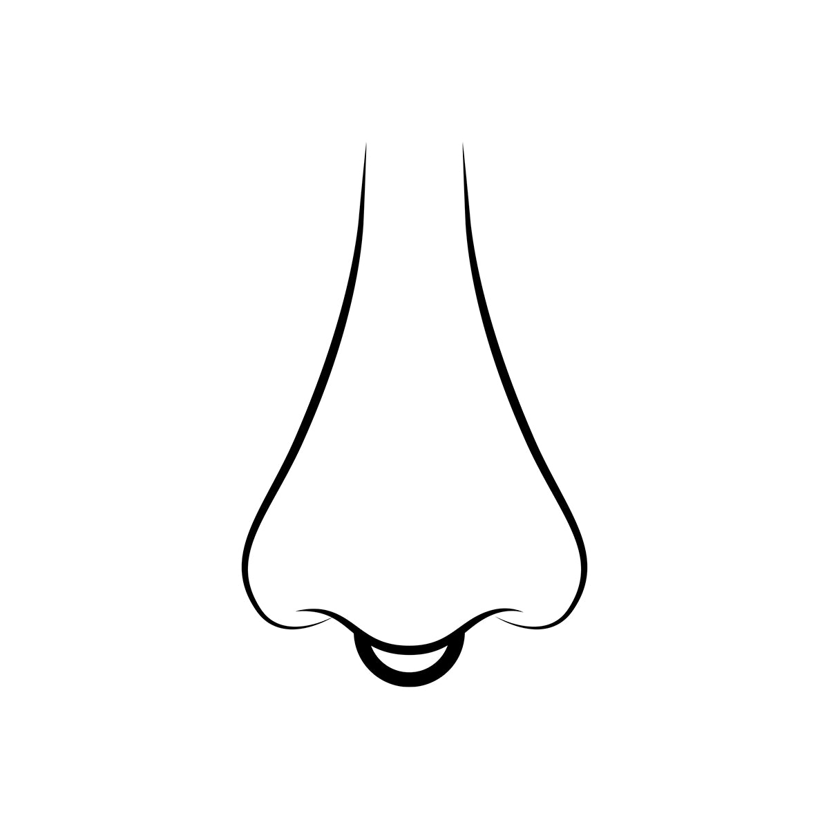 Piercing falso da naso