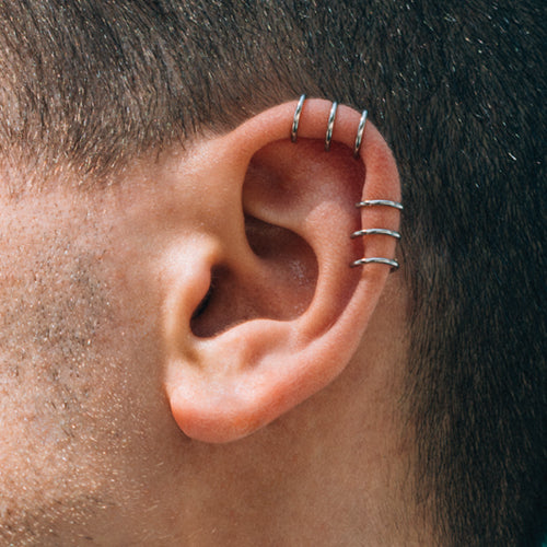 Fake cartilage earring