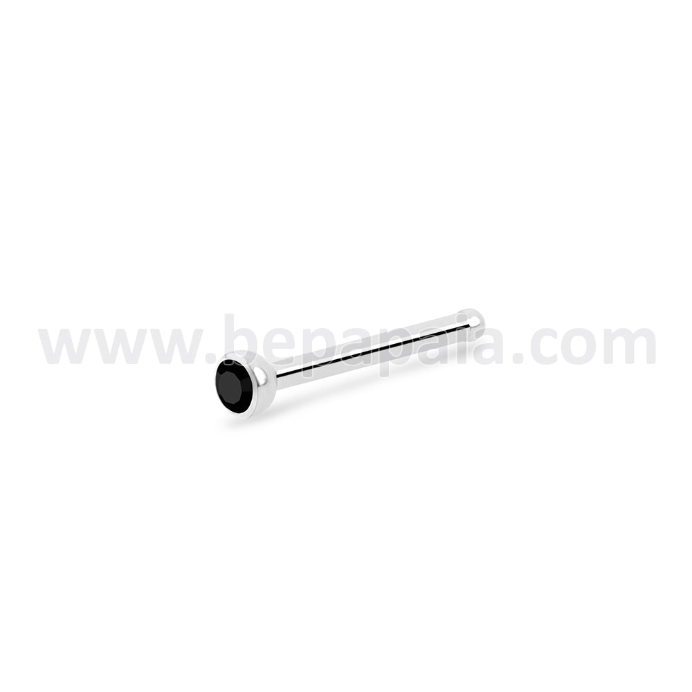 Surgical steel nose stud with ball end