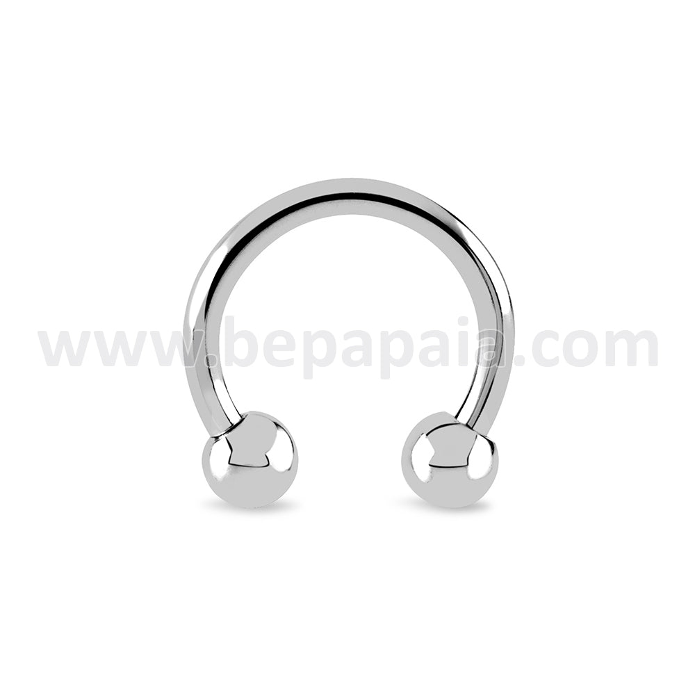 Surgical steel circular barbell assorted sizes