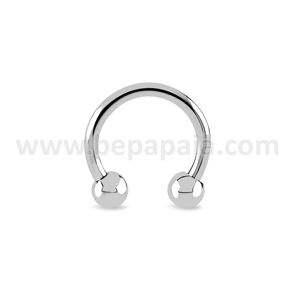 Surgical steel circular barbell assorted sizes