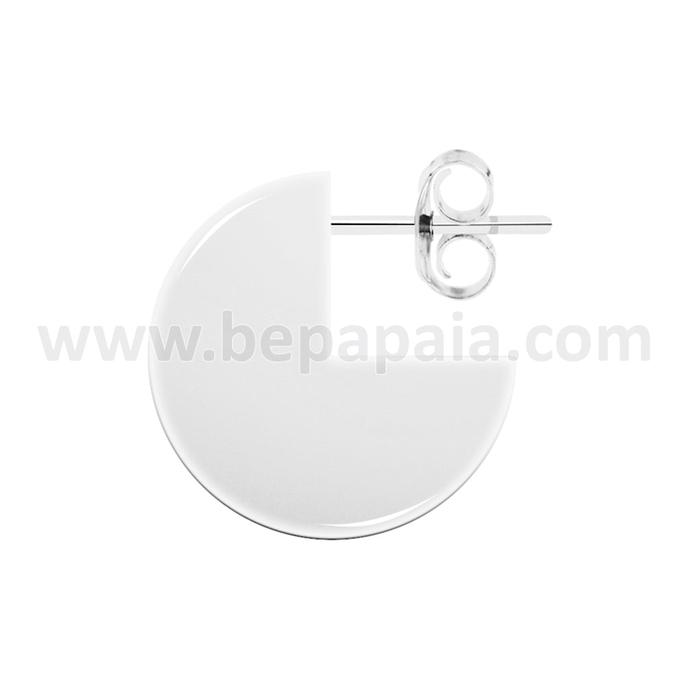 Stainless steel stud with disc shape