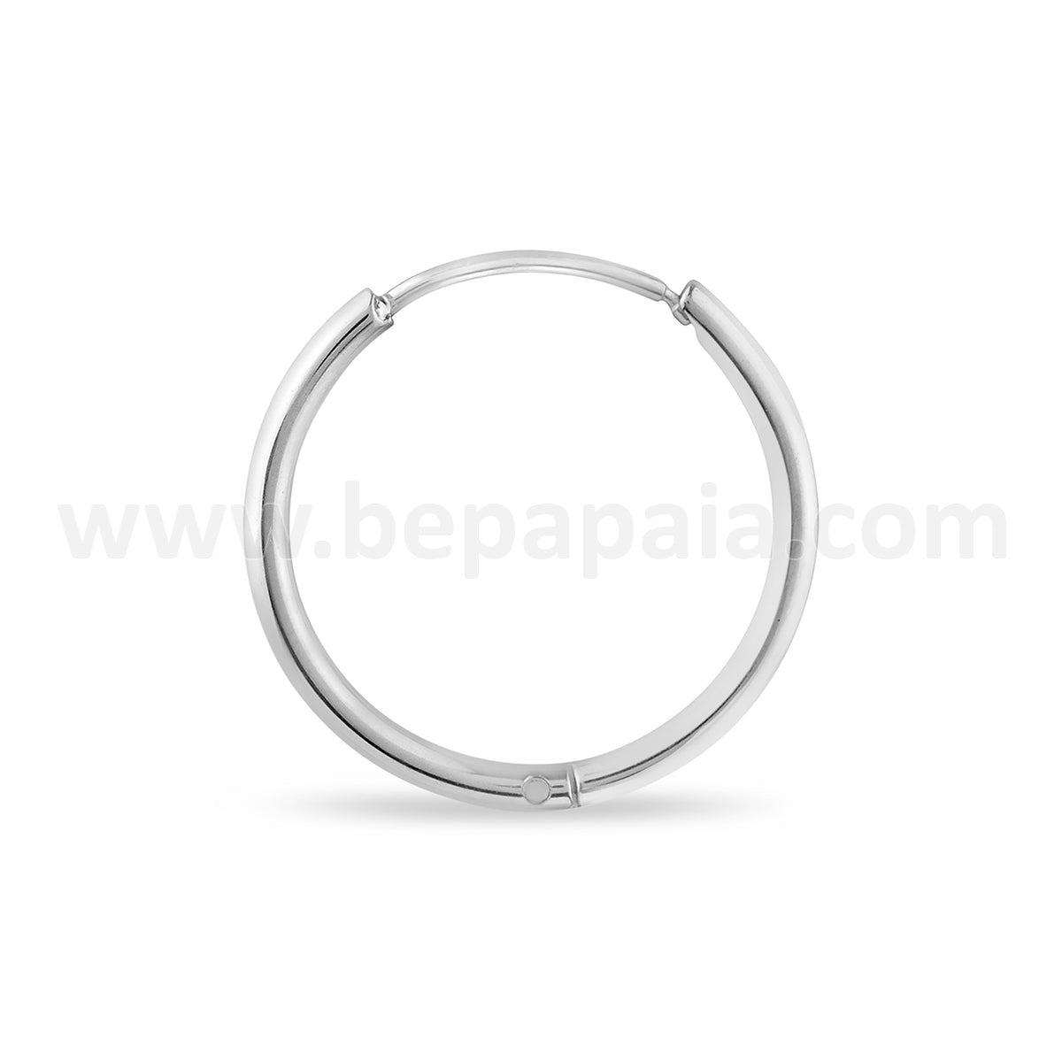 Stainless steel hoop earring 1.2mm