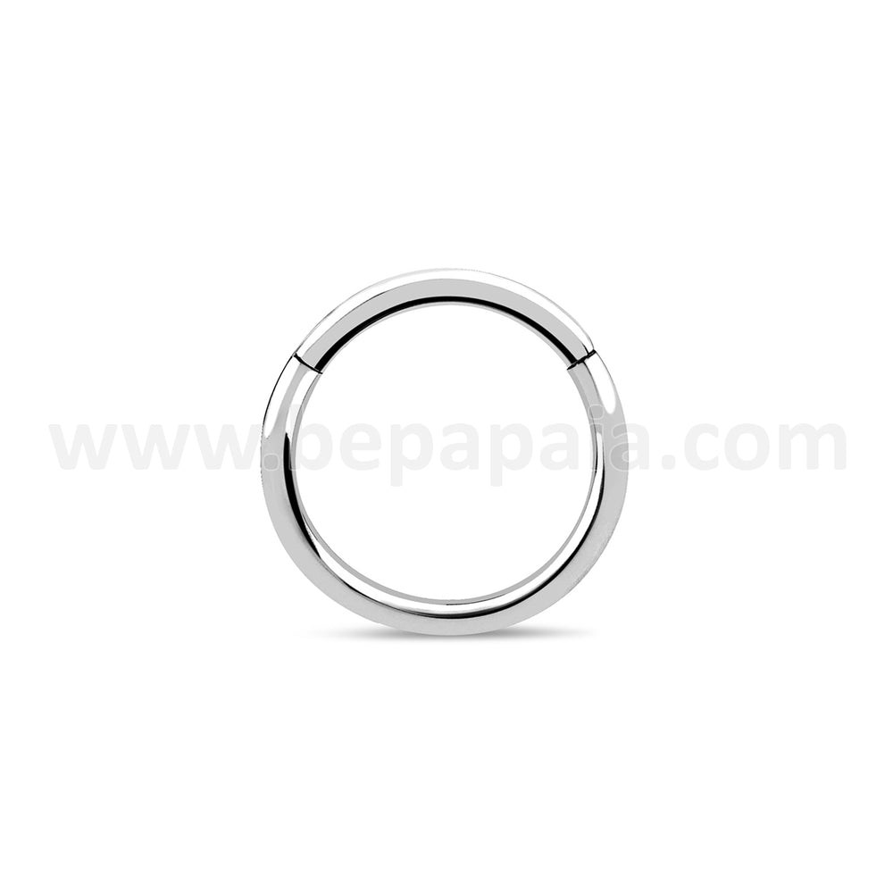 Hoop earring 1.2mm surgical steel click