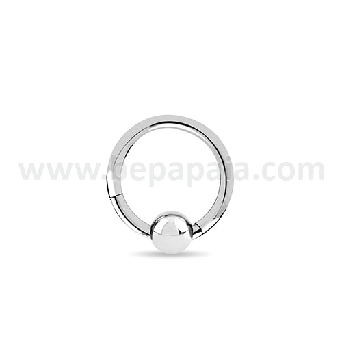Piercing in acciaio con cerniera per segmento a sfera 1.2x8.10mm