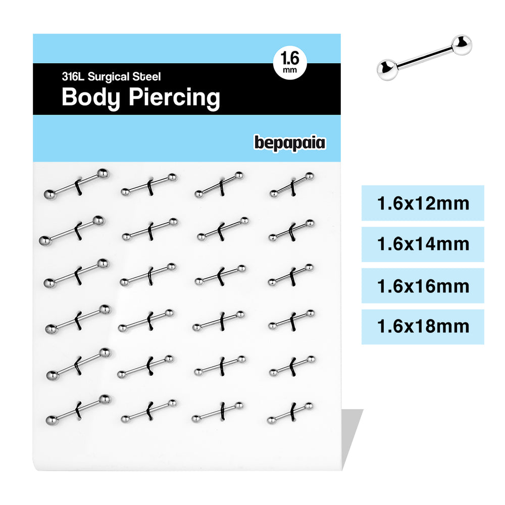 1.6mm Piercing Barbel