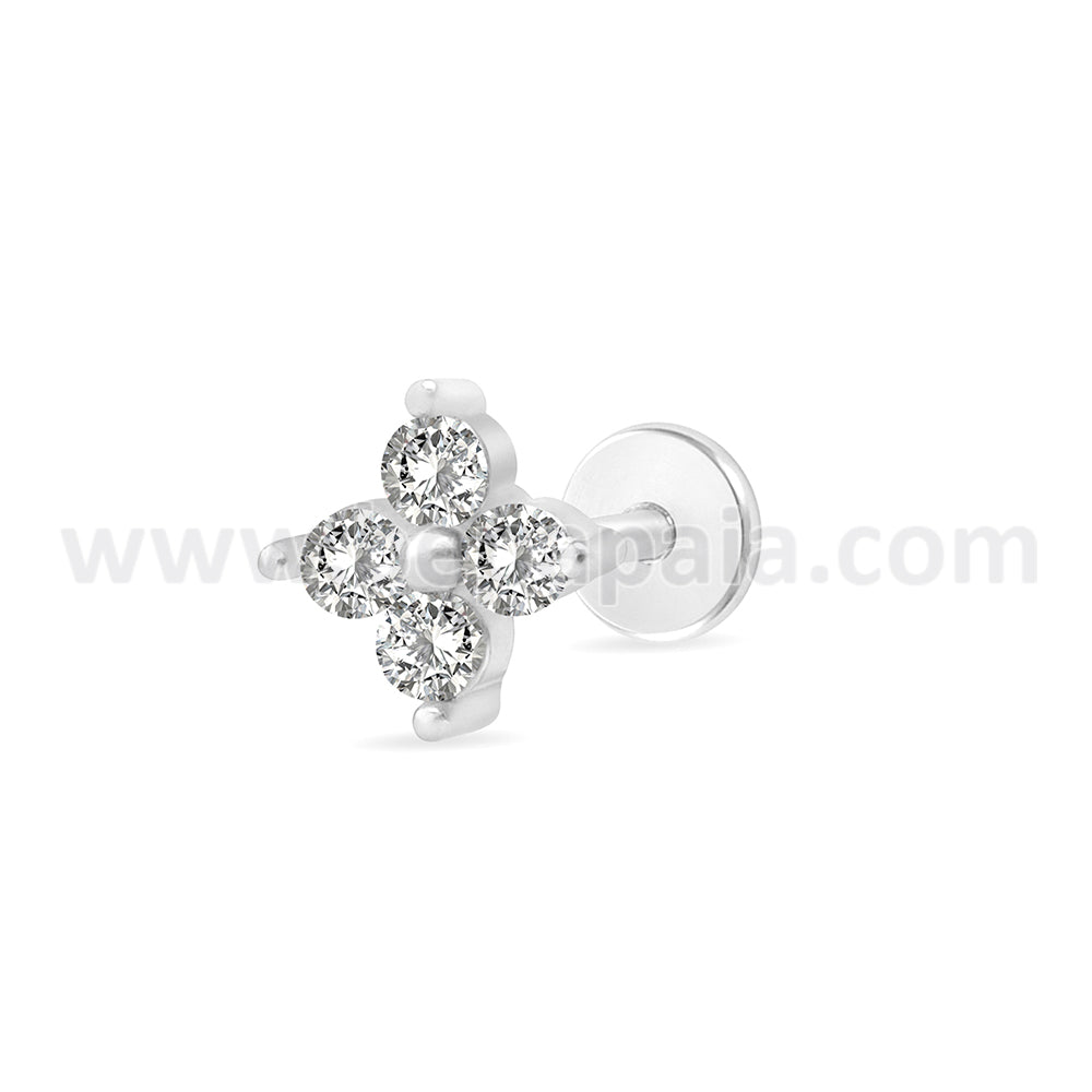 Surgical steel ear piercing with boho designs