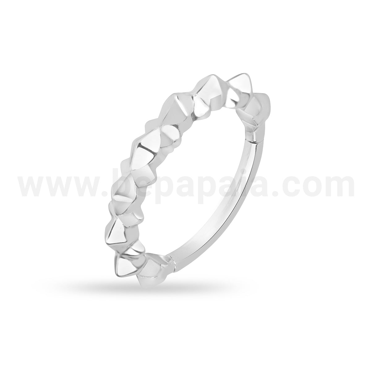 Surgical steel hinged segment ring mix