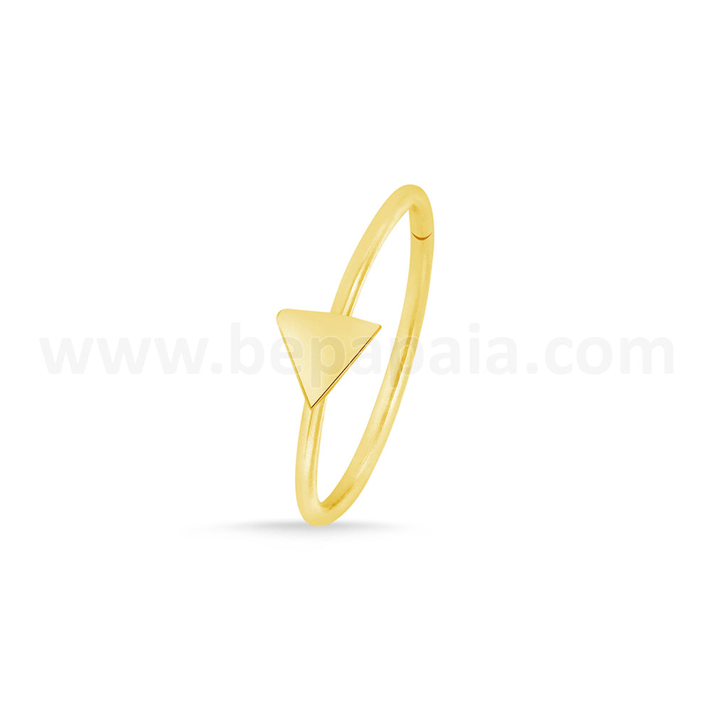 Gold plated ear and nose ring with 8 designs