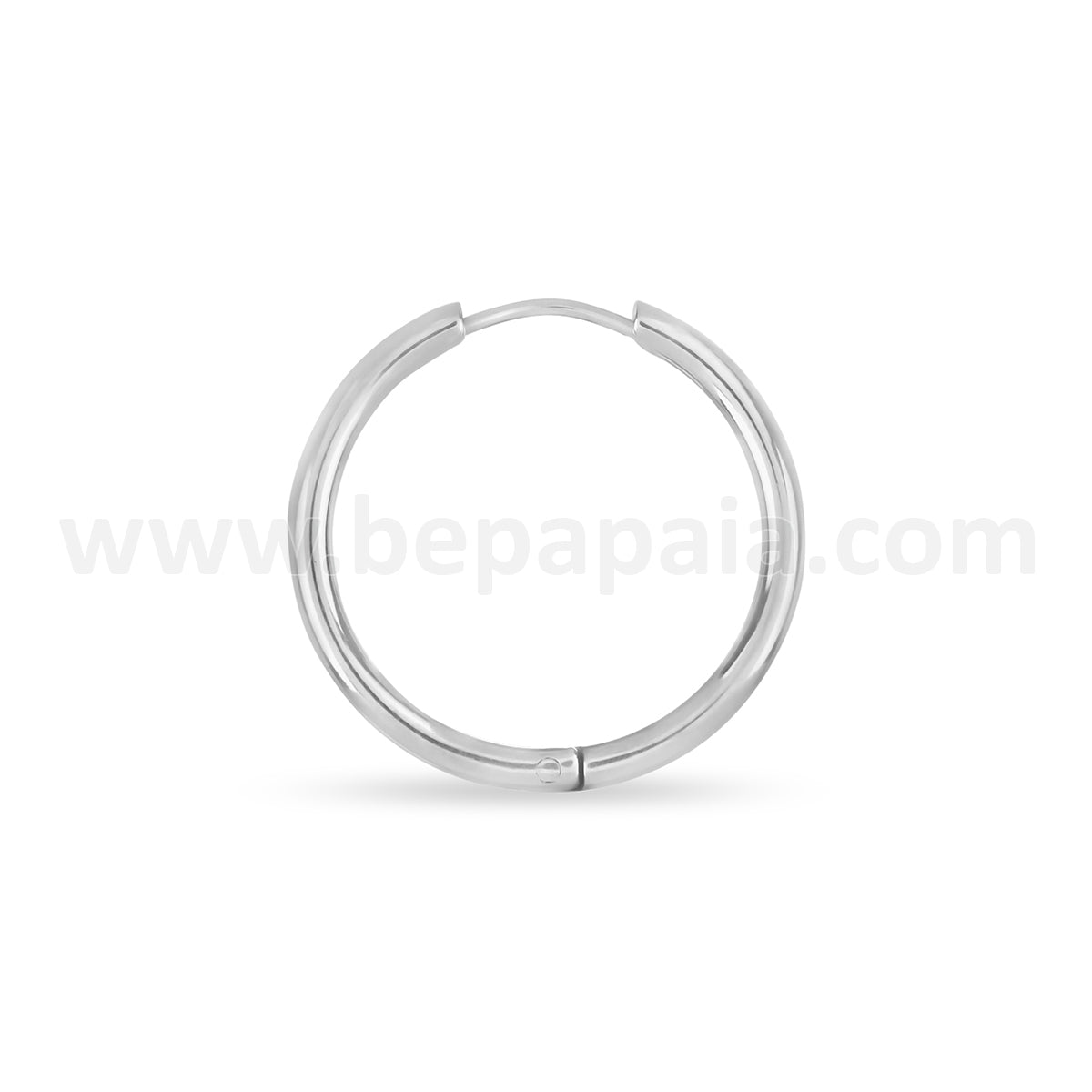 Steel hoop earring 2mm (10-18mm)