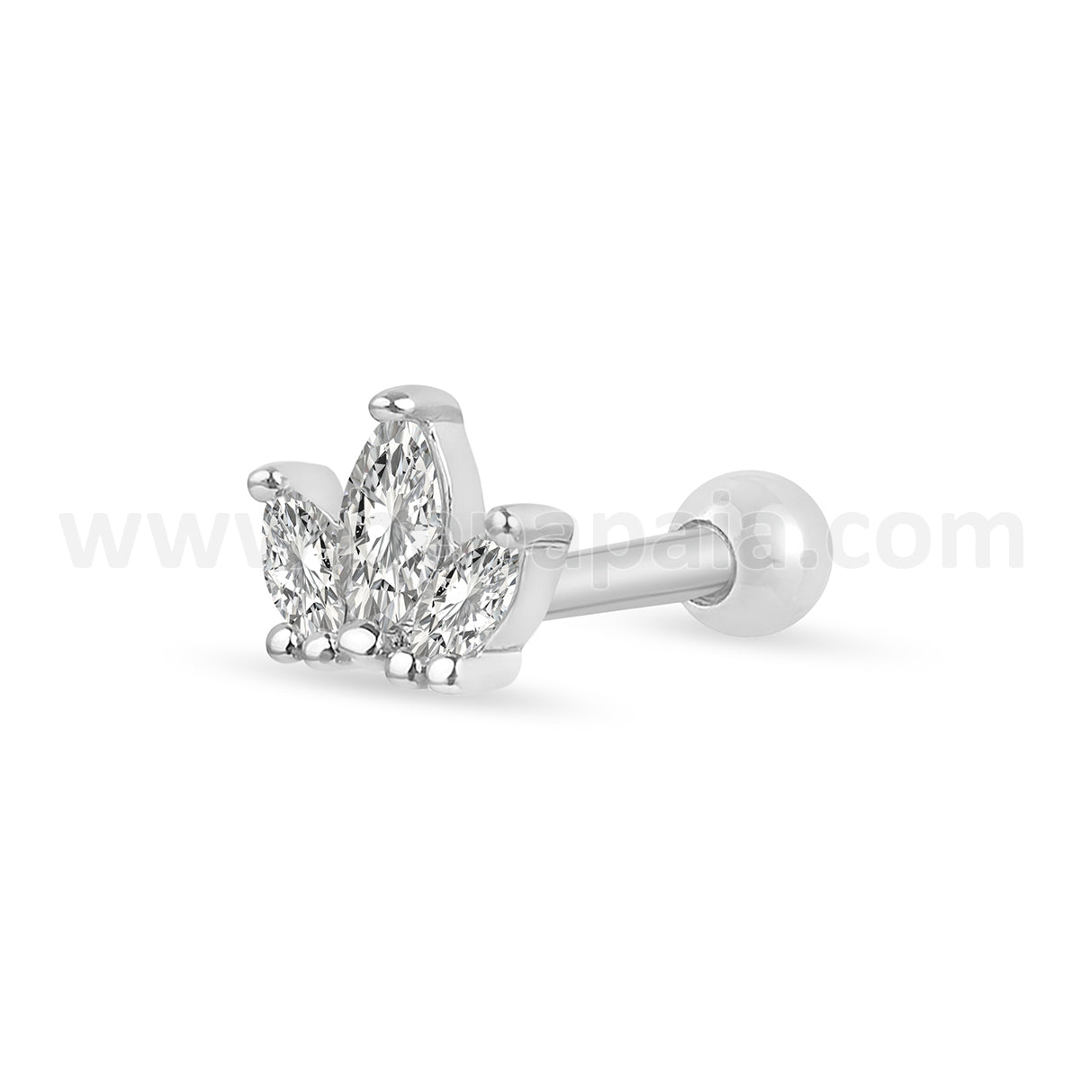 316l surgical steel ear piercing marquise