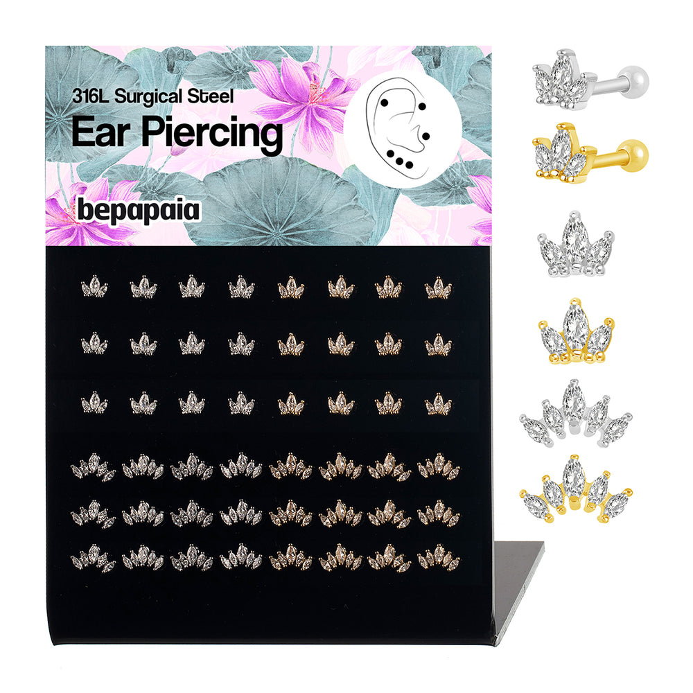 Marquise ear piercing