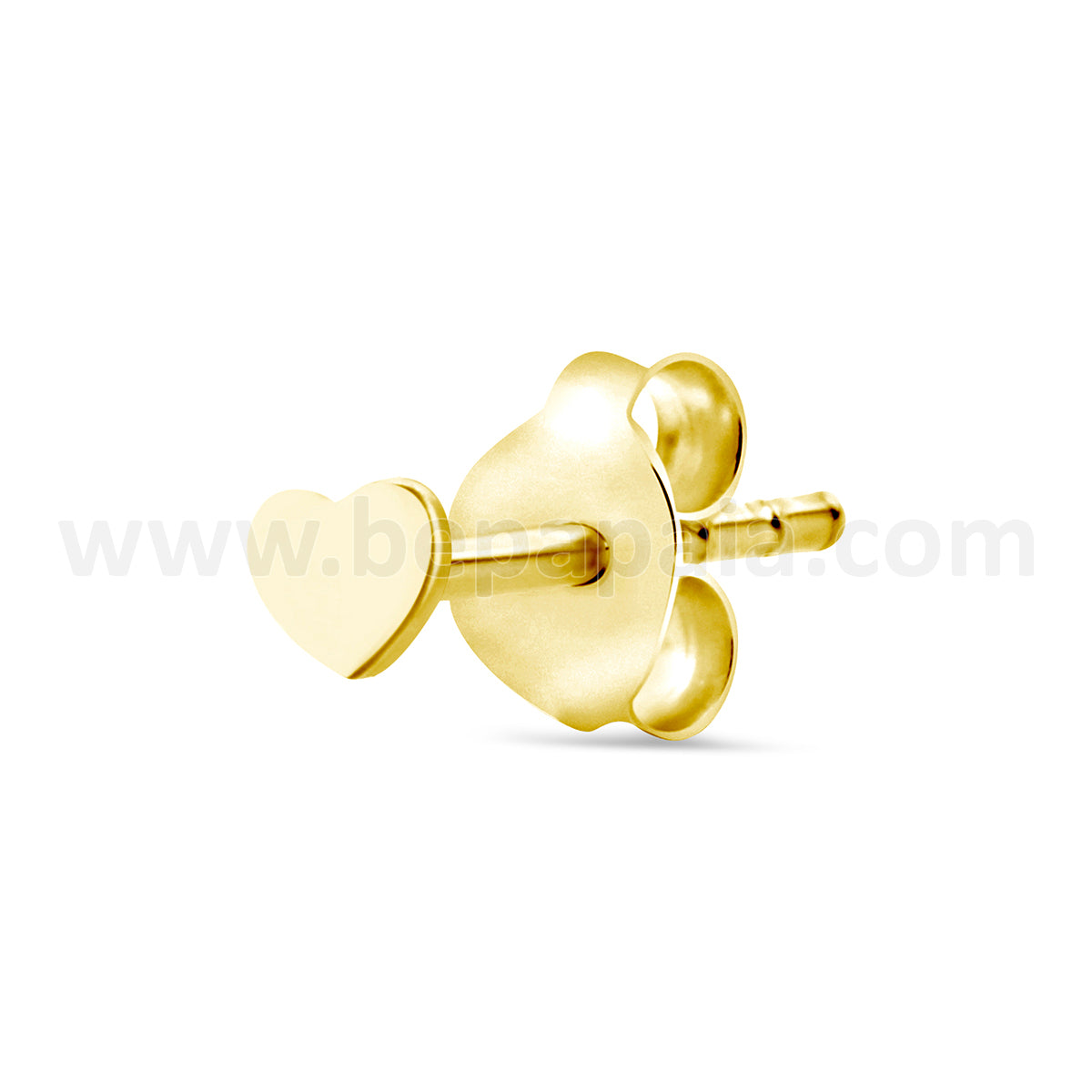 Mini boucle d'oreille en mini acier doré