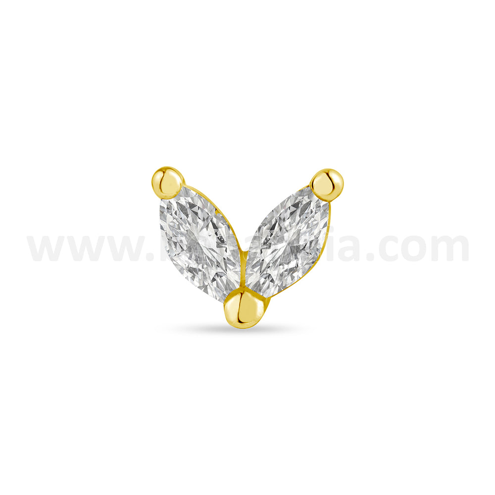 Piercing per l'orecchio con marquise