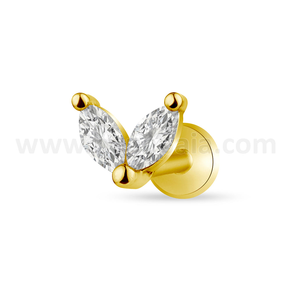 Piercing per l'orecchio con marquise