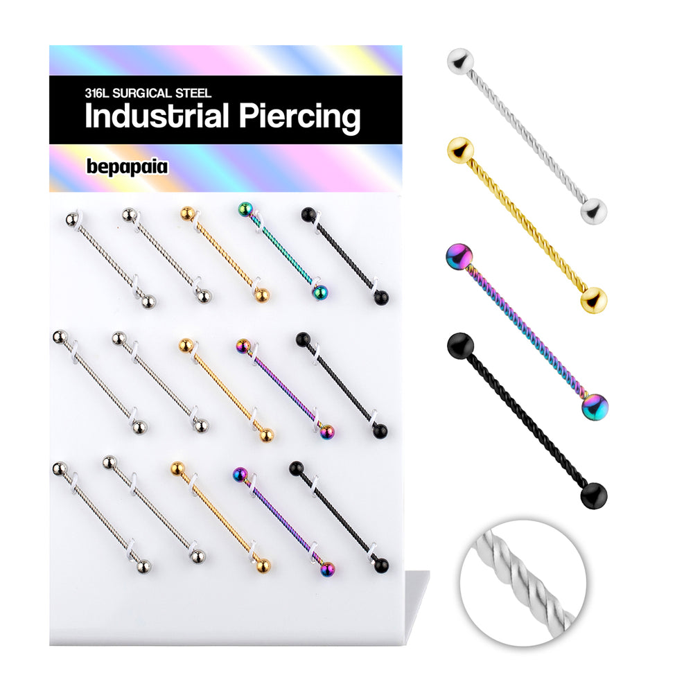 Piercing Industriel modèle Corde