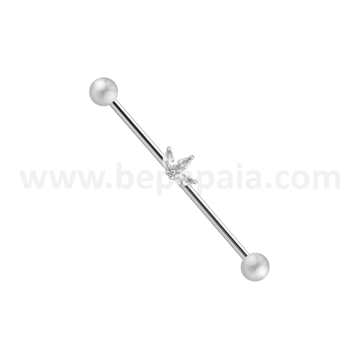 Piercing industrial con marquise