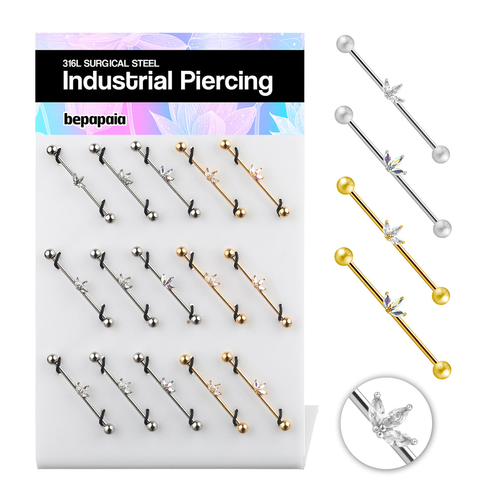 Piercing Industriel avec diadème