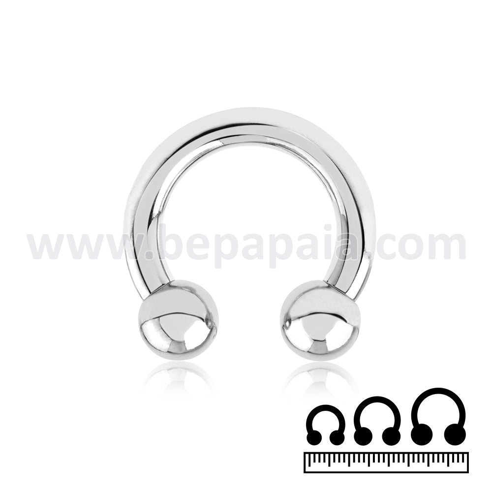 Surgical Steel circular barbell 3mm