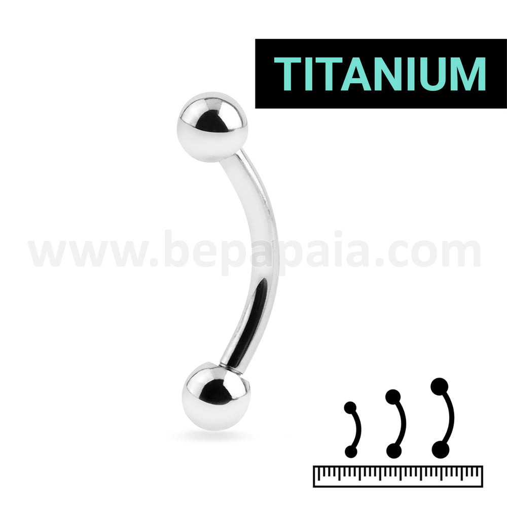 Titanium G23 banana 1.2 - 1.6 mm