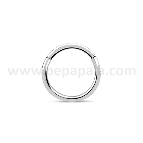 Surgical steel hinged segment ring 1.6x8,10,12mm